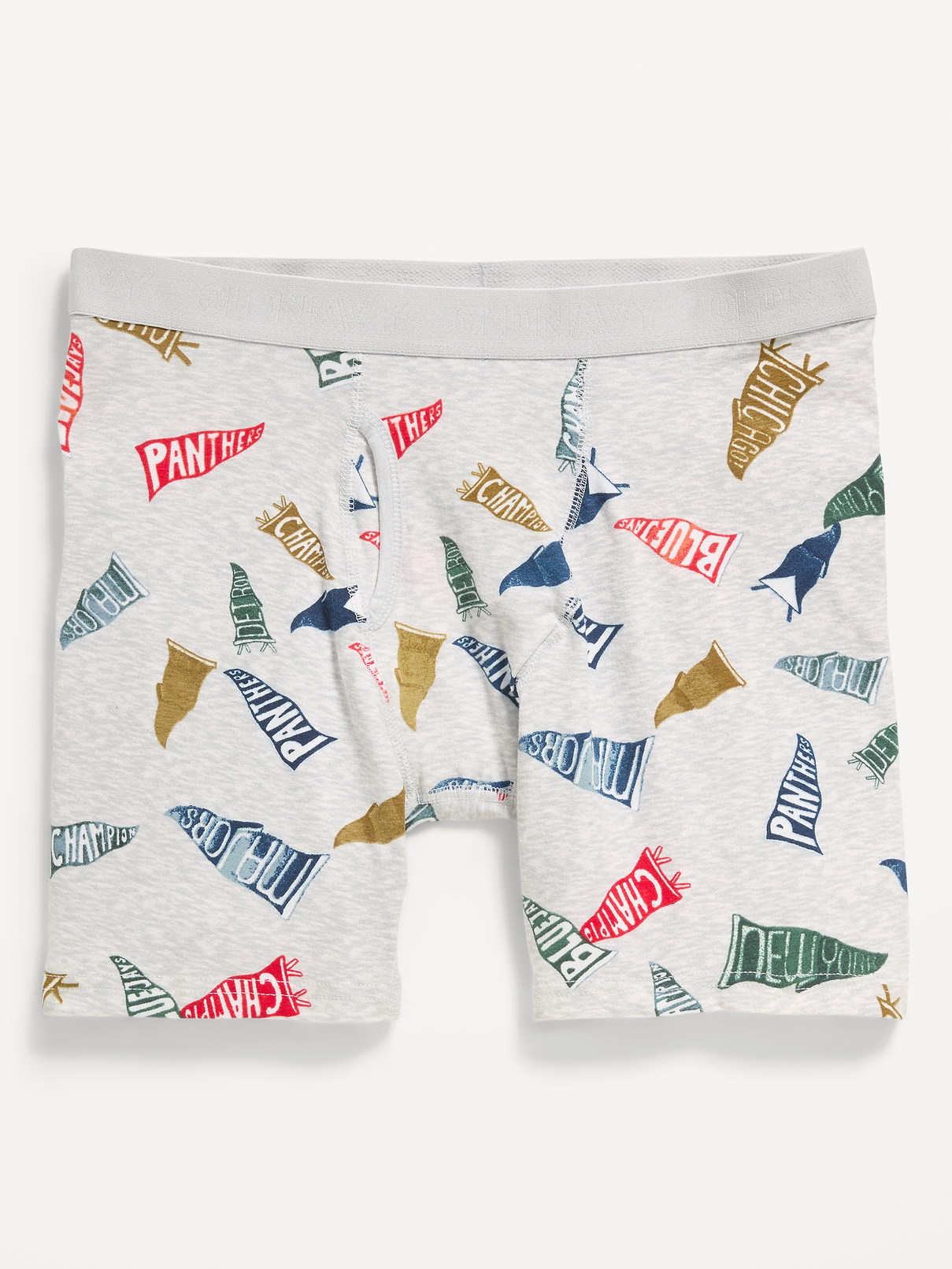 Image 1 of 1, comfort elastic waistband, fly front, prints vary, Product #905872