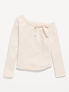 Image 1 of 2, off-shoulder neckline, long sleeves, large bow detail at neckline, Product #906032