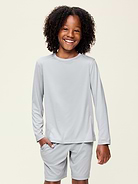 Image number 1 showing, CloudMotion Long-Sleeve Performance T-Shirt for Boys