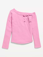 Image 1 of 1, off-shoulder neckline, long sleeves, large bow detail at neckline, Product #906032