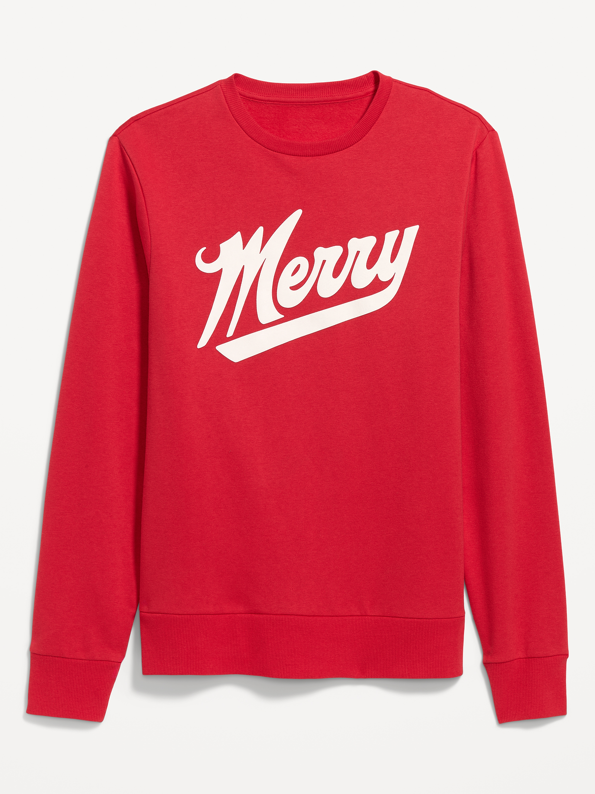 Image 1 of 2, crew neck, graphic at front, rib-knit trim, pullover style, Product #906140
