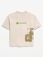 Image 1 of 1, crew neck, short sleeves, drop shoulders, licensed graphic, Copyright © 2026 Deere & Company. All Rights Reserved., Product #906220