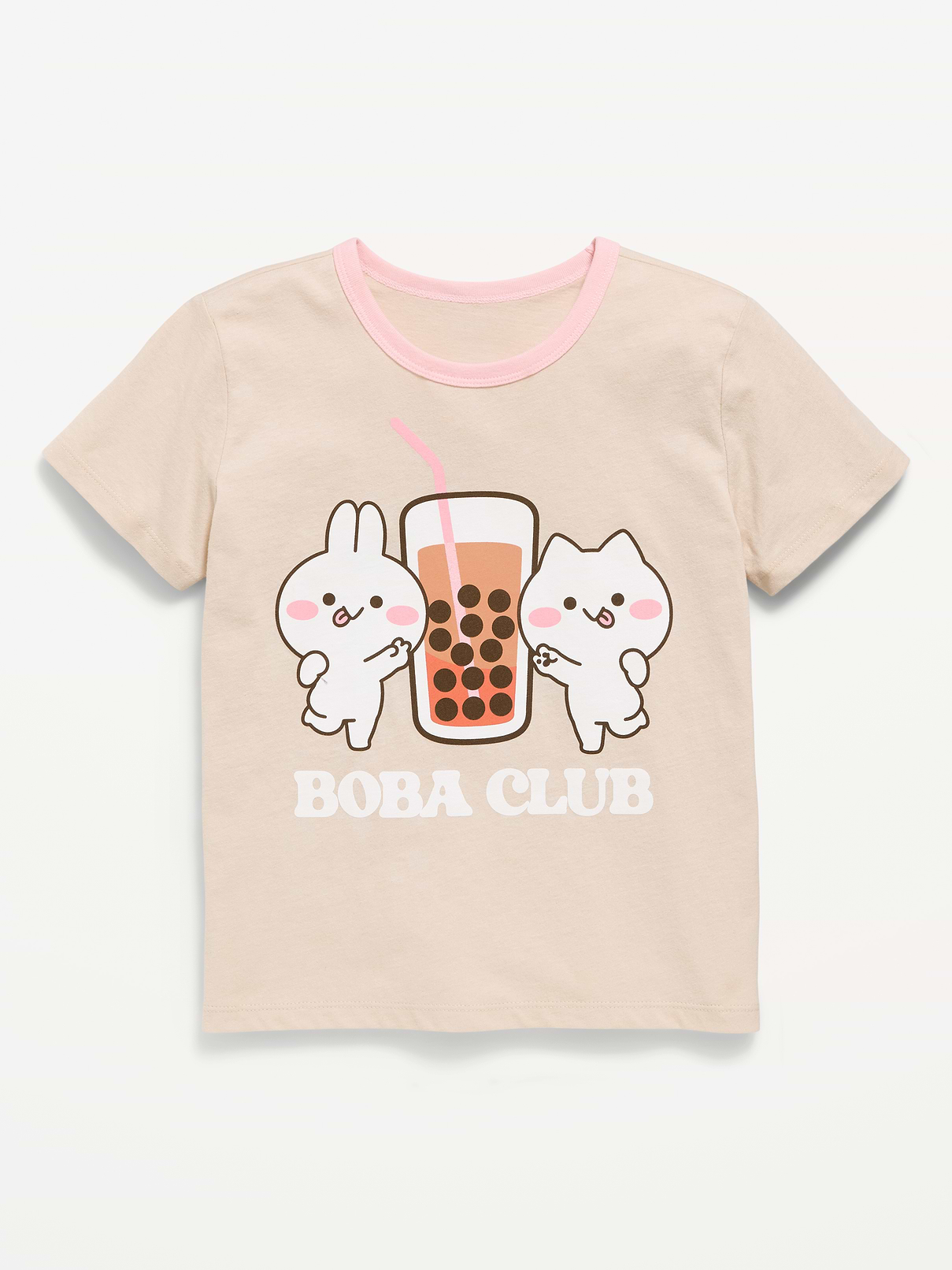 Image 1 of 1, crew neck, short sleeves, licensed graphic, © Minto Inc. MIMI & NEKO® is a registered trademark of Minto Inc., Product #906288