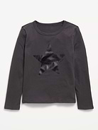 Image 1 of 1, crew neck, long sleeves, graphic at front, Product #906172