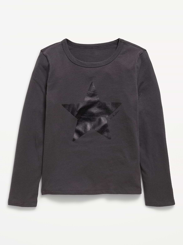 Long-Sleeve Graphic T-Shirt for Girls
