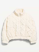 Image number 2 showing, Oversized Sherpa Jacket for Girls
