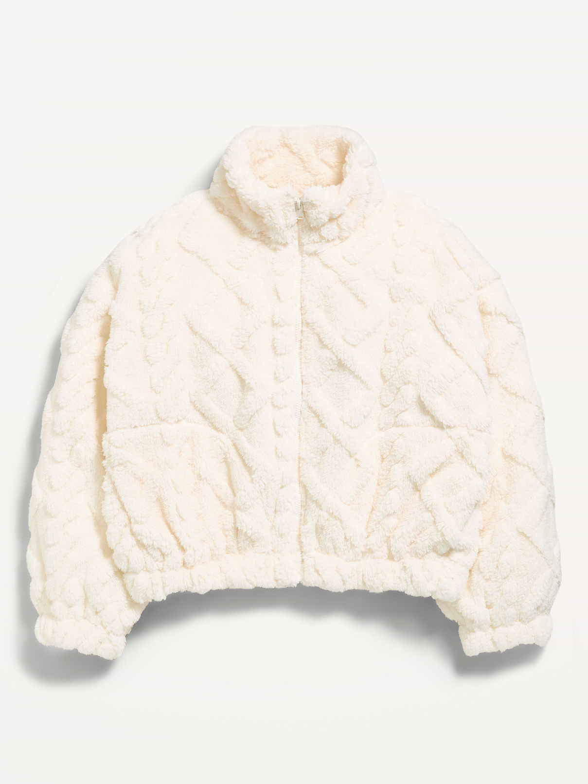 Image number 1 showing, Oversized Sherpa Jacket for Girls