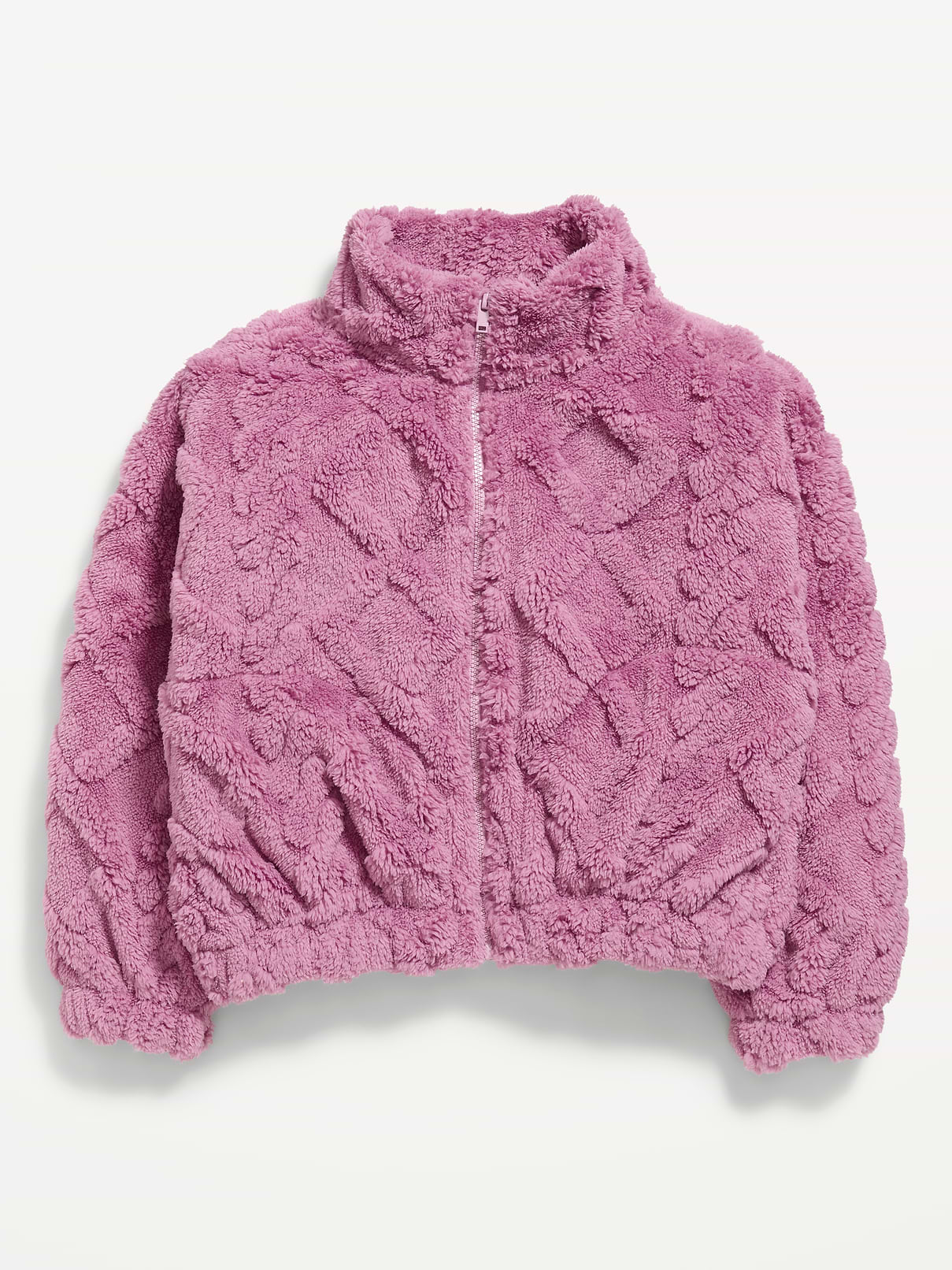 Image number 1 showing, Oversized Sherpa Jacket for Girls