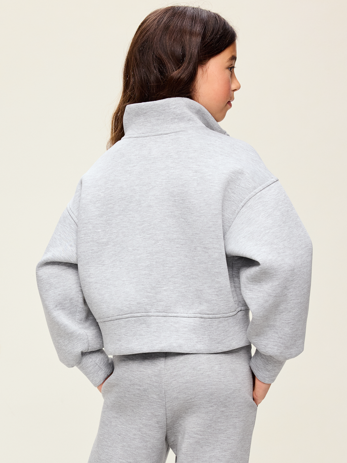 Image number 2 showing, Bounce Fleece Half-Zip Pullover Sweatshirt for Girls