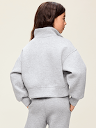 Image number 2 showing, Bounce Fleece Half-Zip Pullover Sweatshirt for Girls