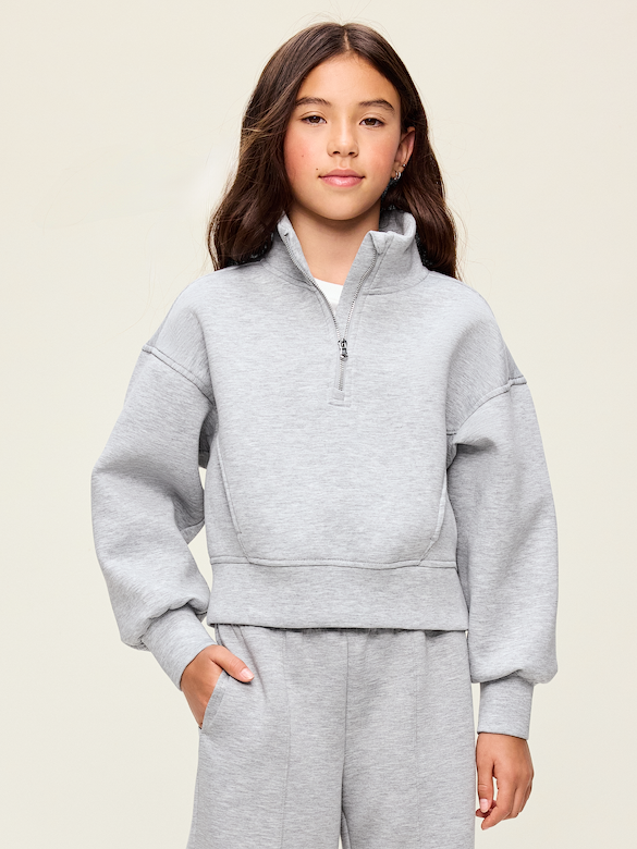 Bounce Fleece Half-Zip Pullover Sweatshirt for Girls
