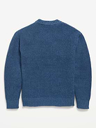 Image 2 of 2, Oversized Crew-Neck Sweater for Boys