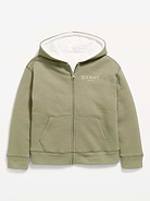 Image 1 of 1, built-in hood, long sleeves, hand-warming pockets, logo graphic, cozy sherpa lining, Product #907992