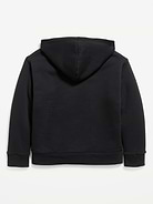 Image 2 of 2, Logo Graphic Sherpa-Lined Fleece Full-Zip Hoodie for Boys