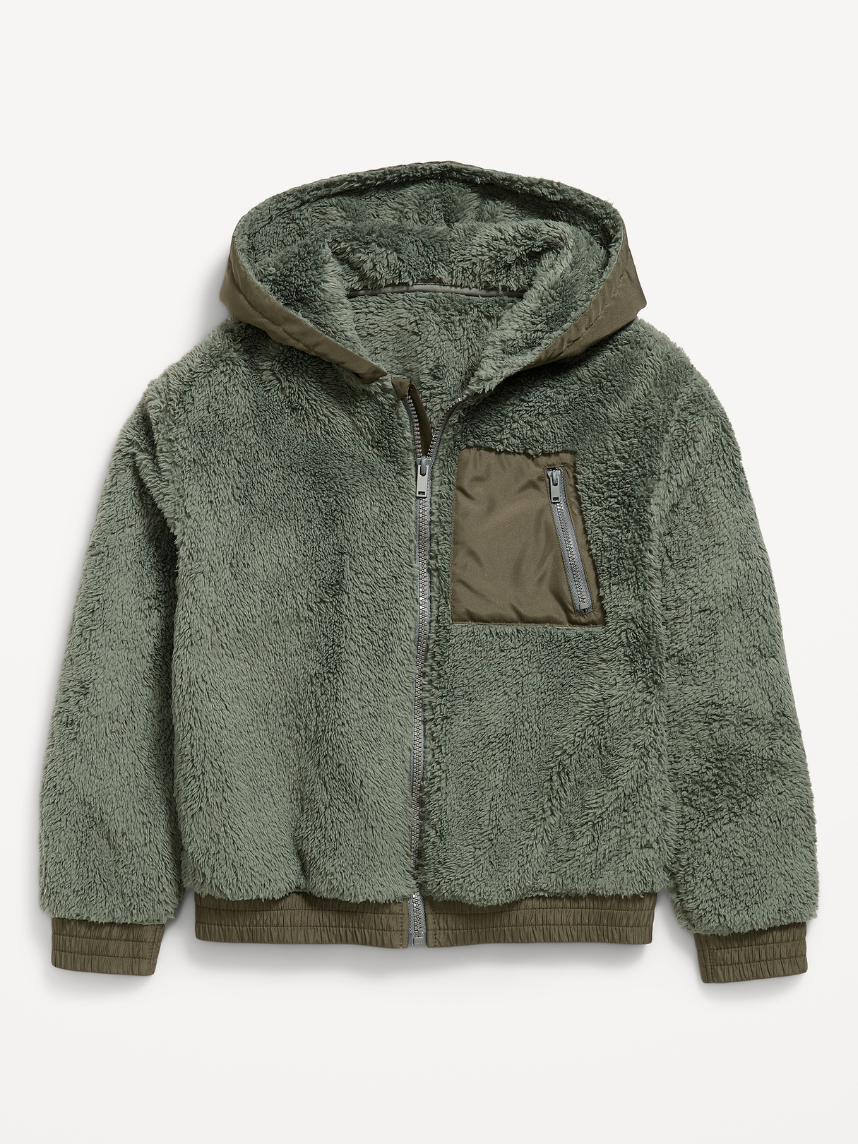 Sherpa Full-Zip Utility Jacket for Boys | Old Navy