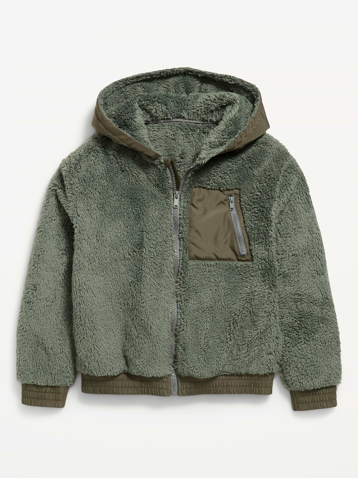 Image 1 of 1, built-in hood, long sleeves, zippered utility pocket at chest, on-seam pockets, Product #908023