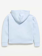 Image 2 of 2, Logo Graphic Sherpa-Lined Zip Hoodie for Girls
