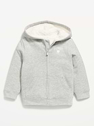 Image 1 of 1, built-in hood, long sleeves, logo graphic at front, hand-warming pockets, sherpa lining, available exclusively online and at old navy outlet stores., Product #908841