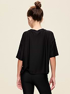 L'image numéro 2 présente T-shirt droit à manches courtes NuageSport pour fille