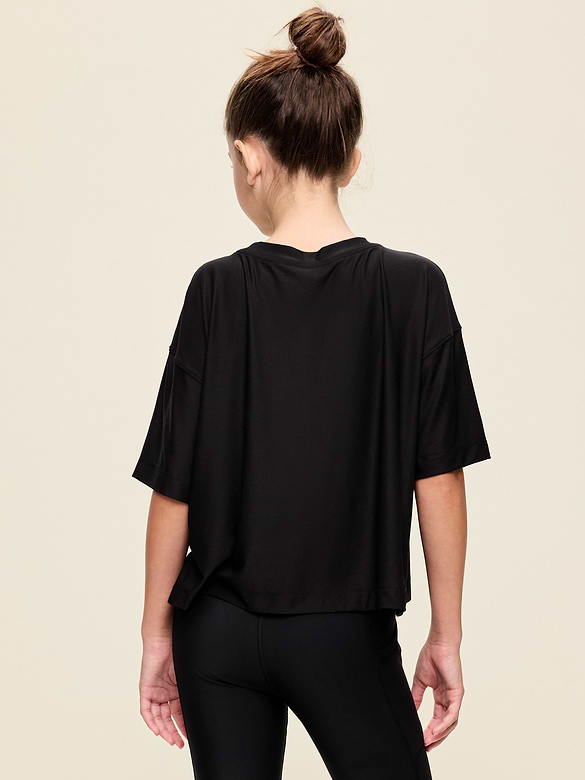 T-shirt droit à manches courtes NuageSport pour fille