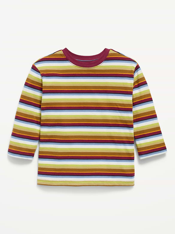 Long-Sleeve Striped T-Shirt for Toddler Boys