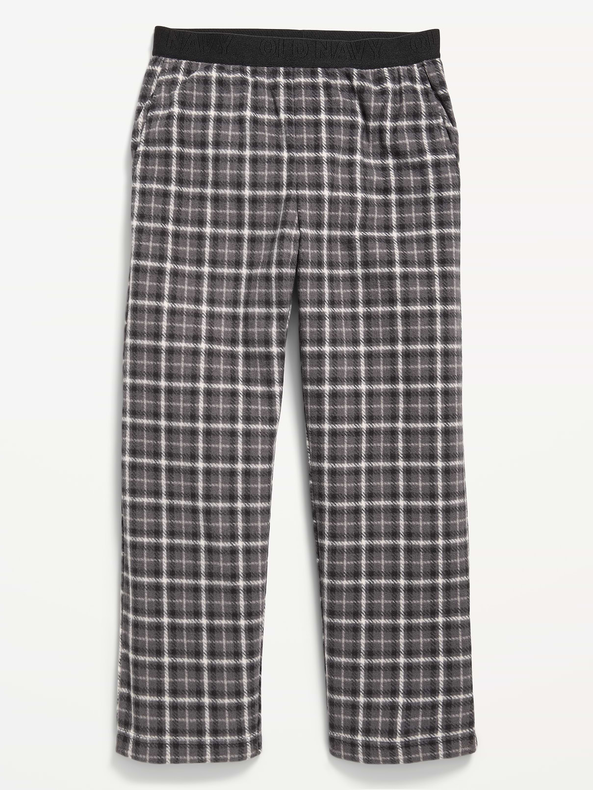 Image 1 of 1, elasticized waistband, on-seam pockets, all-over plaid in select colors, Product #915746