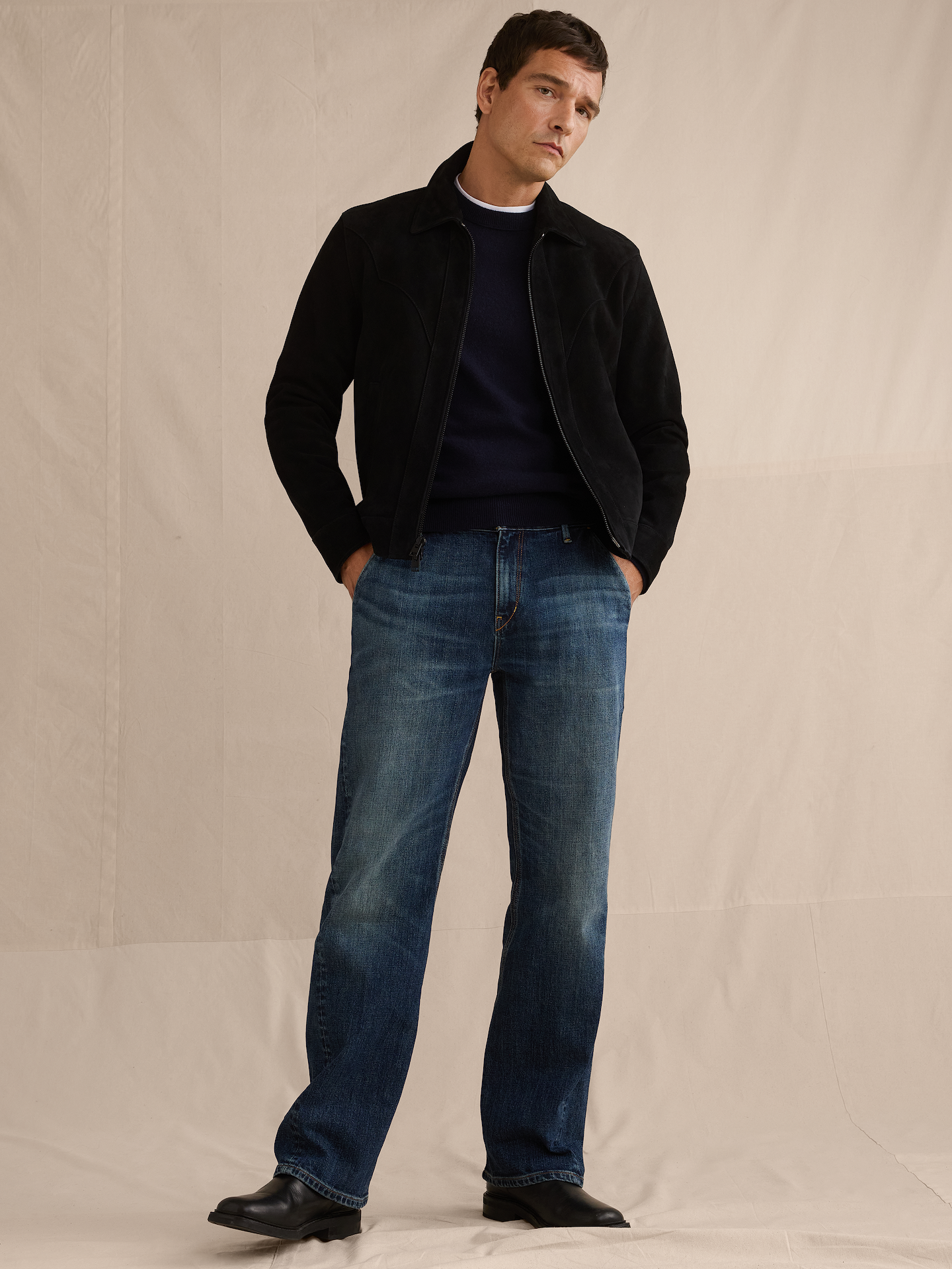 Image number 1 showing, Straight Twisted Seam Jean