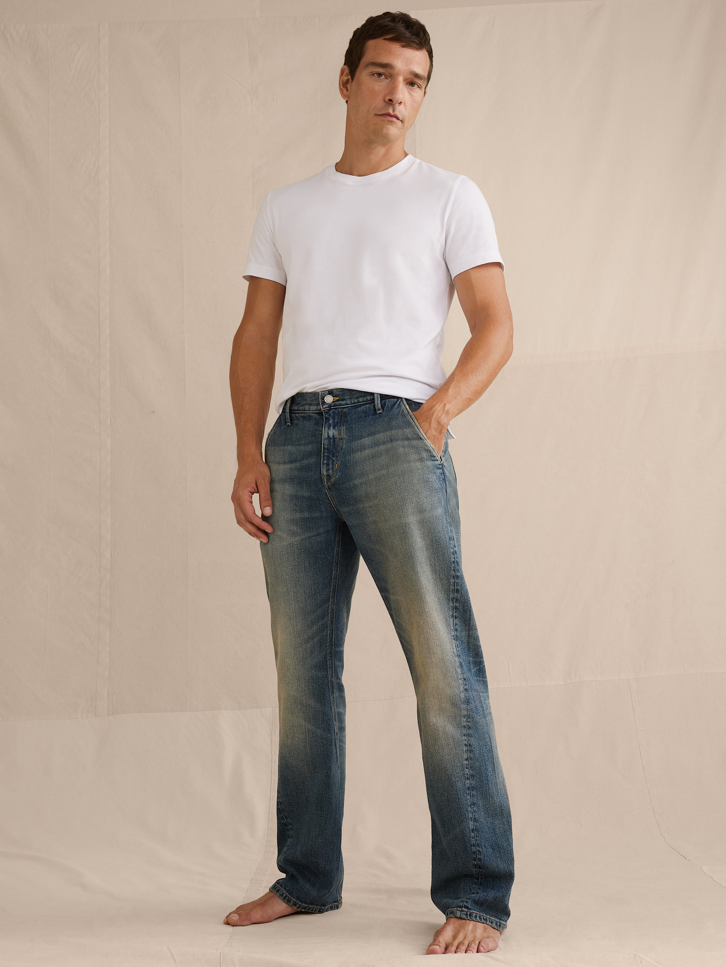 Image number 5 showing, Straight Twisted Seam Jean
