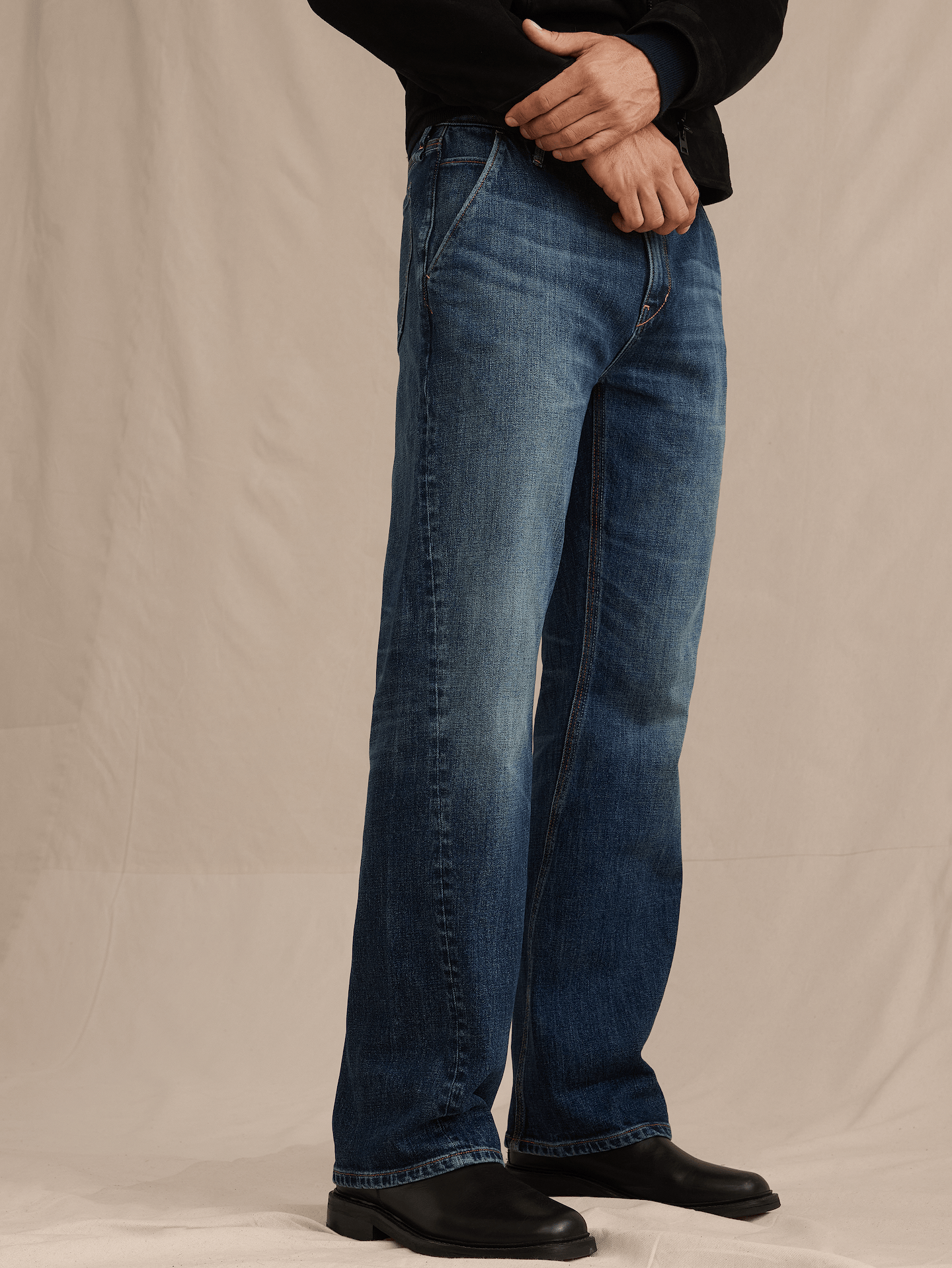Image number 4 showing, Straight Twisted Seam Jean