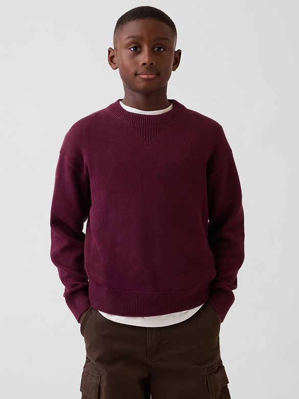 100% Cotton Relaxed Sweater