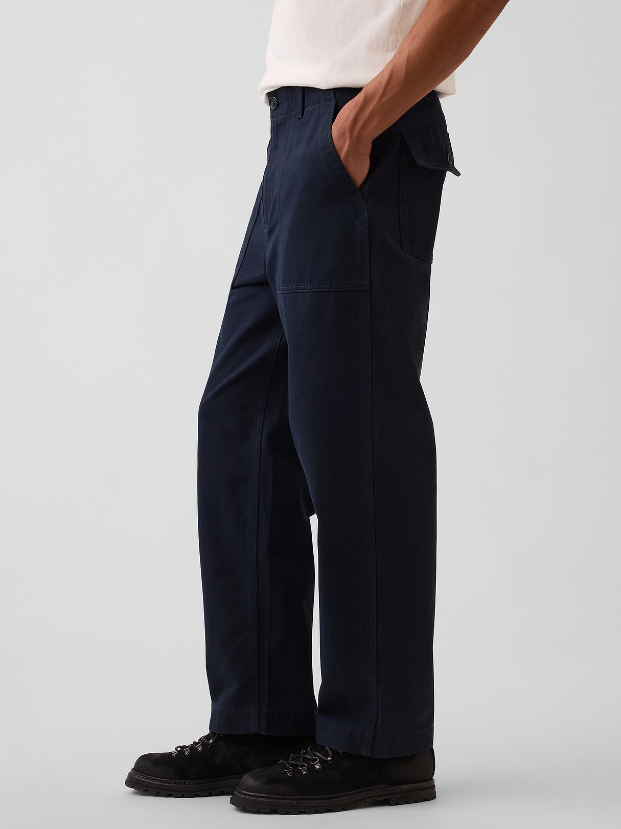 Herringbone '90s Loose Pants | Gap