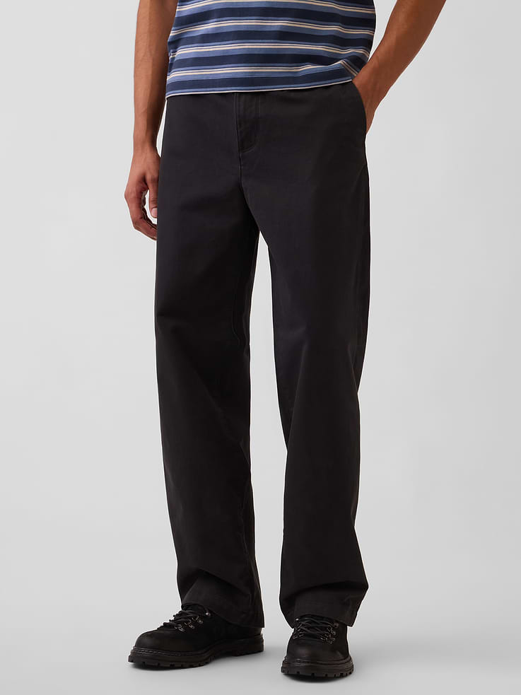 Image number 2 showing, Heavyweight Twill Baggy Khakis