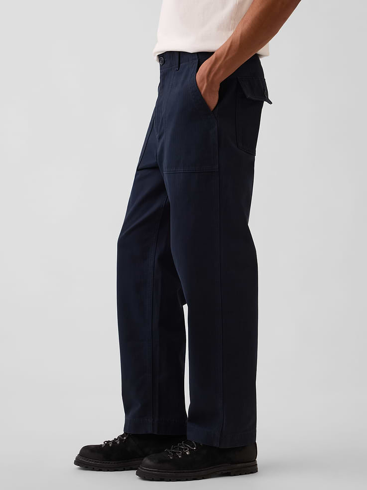 Image number 3 showing, Herringbone '90s Loose Pants