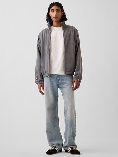 Image number 2 showing, Heavyweight Oversized Zip Jacket