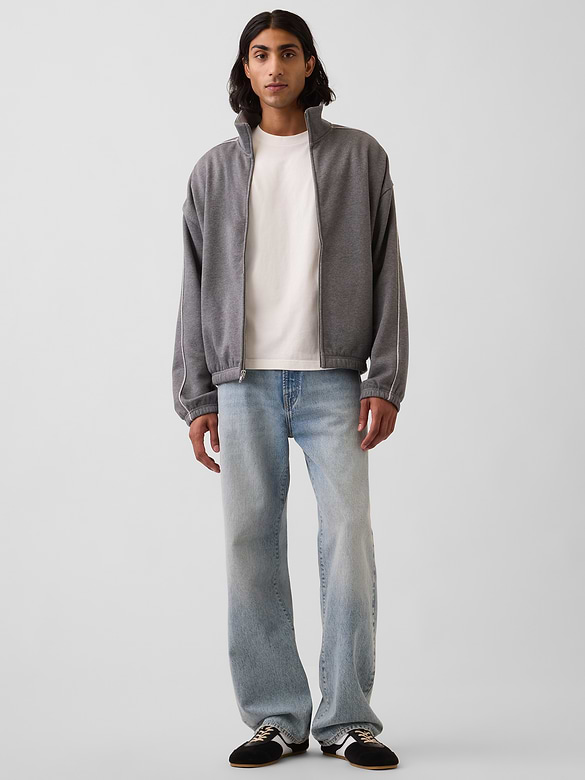 Heavyweight Oversized Zip Jacket