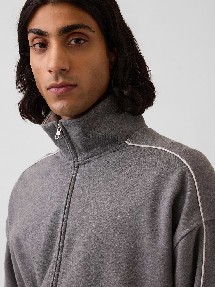 Image number 4 showing, Heavyweight Oversized Zip Jacket