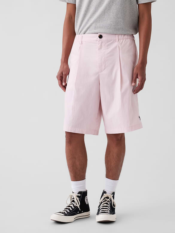 Gap × Malbon Textured Poplin Baggy Shorts