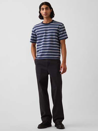 Image number 1 showing, Heavyweight Twill Baggy Khakis