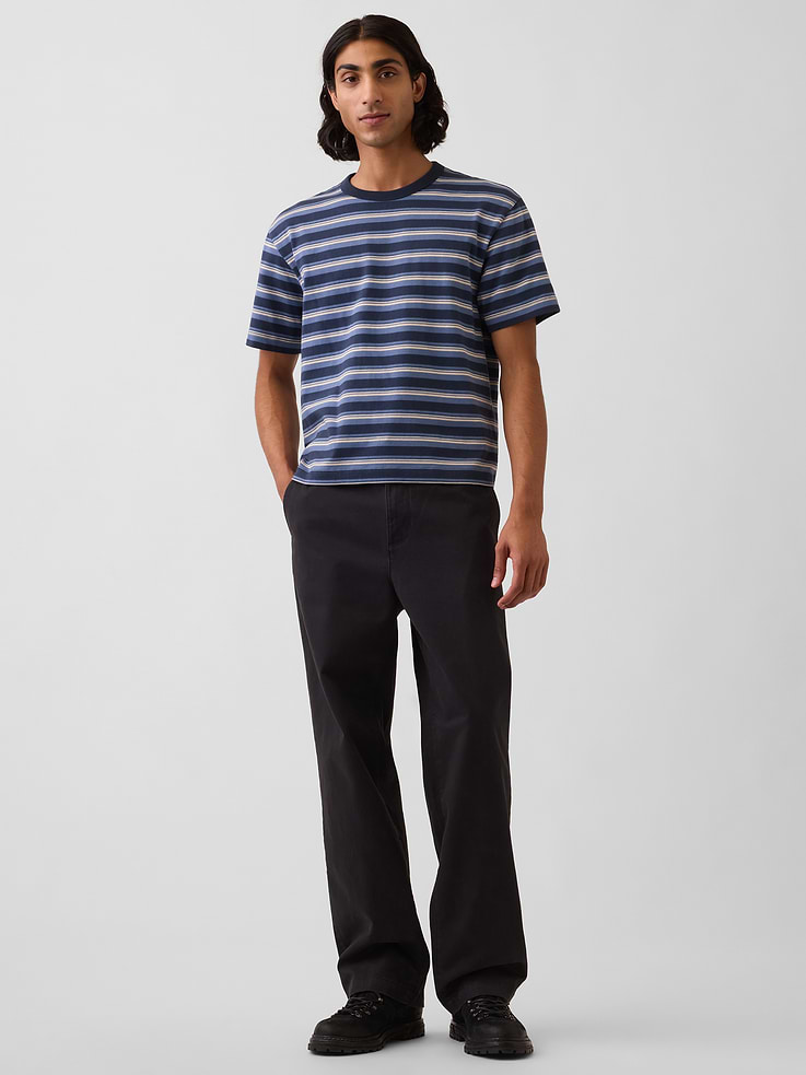 Image number 1 showing, Heavyweight Twill Baggy Khakis