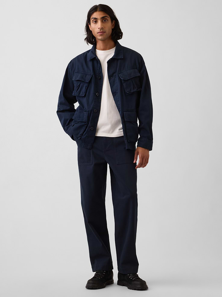 Image number 1 showing, Herringbone '90s Loose Pants