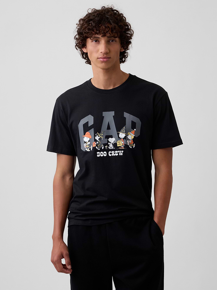 Image number 1 showing, Peanuts Everyday Soft Relaxed Gap Logo T-Shirt