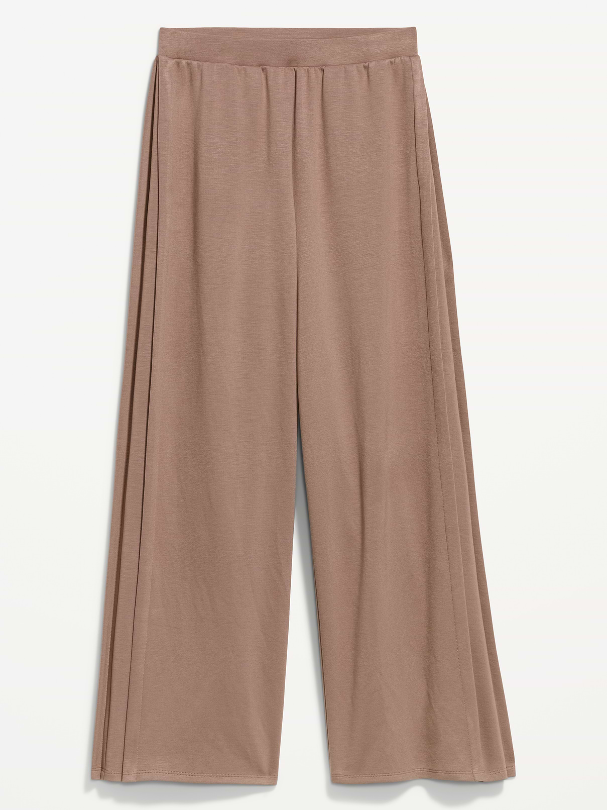 Image number 1 showing, High-Waisted Bounce Lite Drapey Wide-Leg Pleated Pants