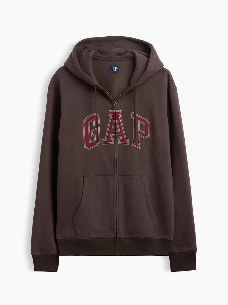 Image number 5 showing, Adult VintageSoft Arch Logo Zip Hoodie