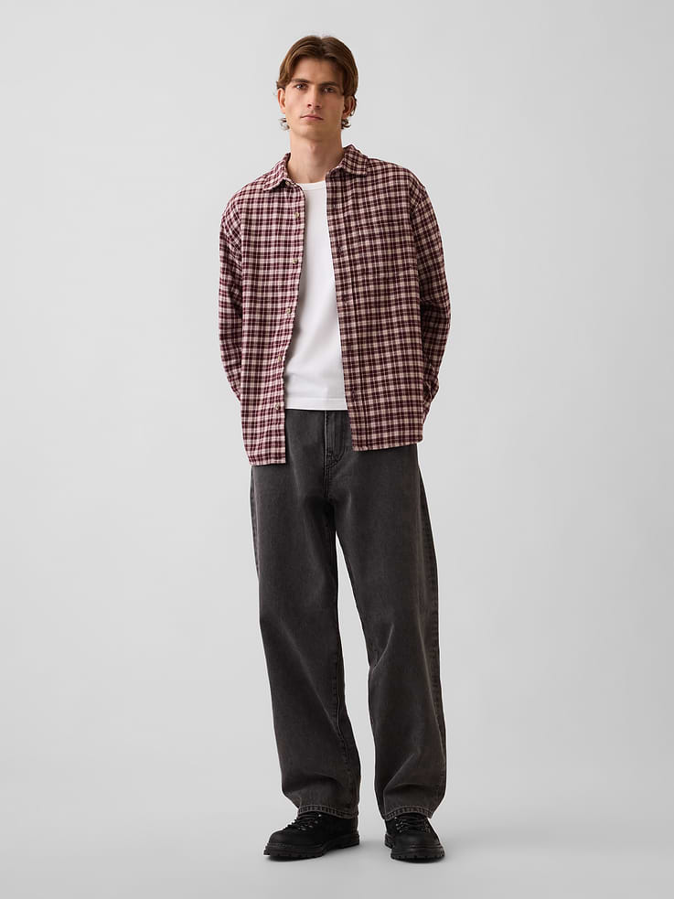 Image number 2 showing, Relaxed Flannel Shirt