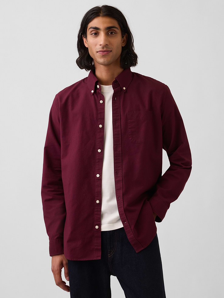 Image number 1 showing, Plaid Oxford Button-Down Shirt