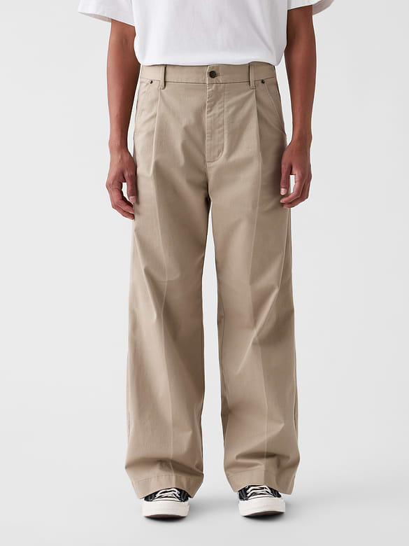 Gap × Malbon Pleated Baggy Khakis