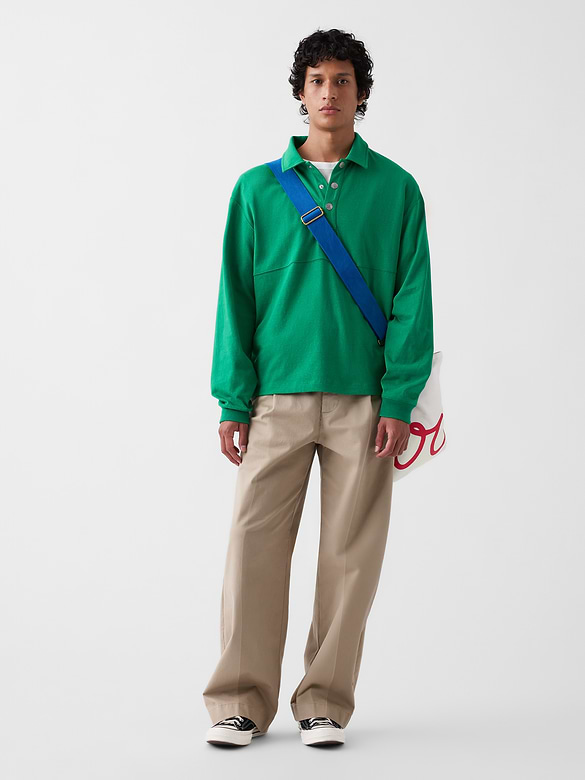Gap × Malbon Pleated Baggy Khakis