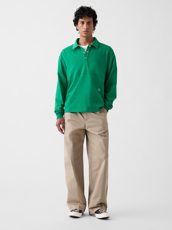 Gap × Malbon Pleated Baggy Khakis