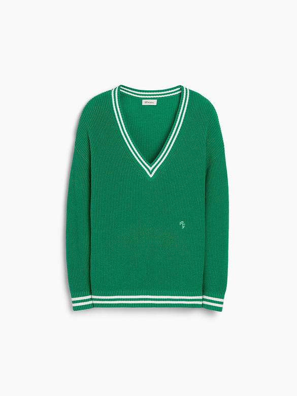 Gap × Malbon 100% Cotton Oversized Sweater