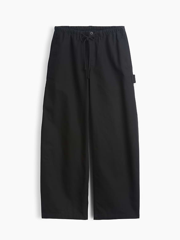Canvas Easy Baggy Barrel Cargo Pants